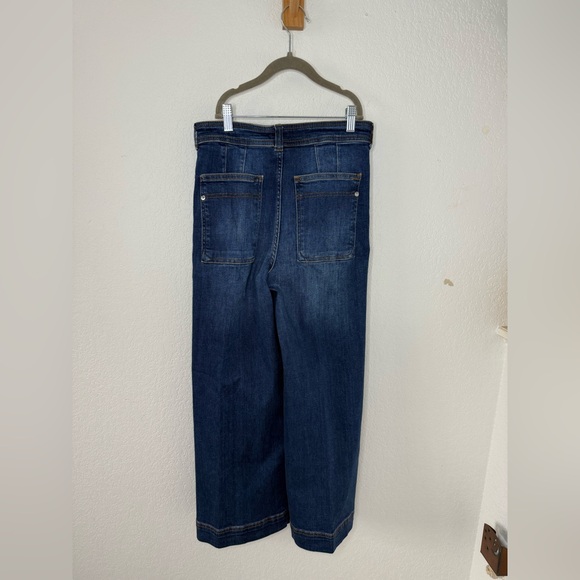 Pilcro High Rise Dark Blue Jeans - Picture 2 of 4